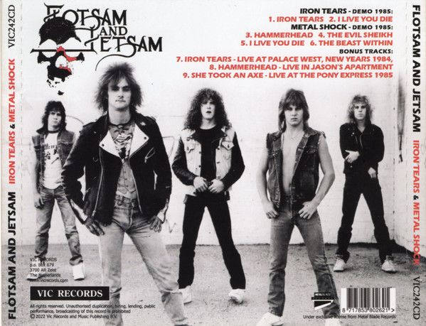 Flotsam And Jetsam - Iron Tears & Metal Shock - CD - New