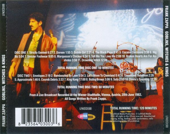 Zappa, Frank - Goblins, Witches & Kings (Austrian Broadcast 1982 2CD) - CD - New