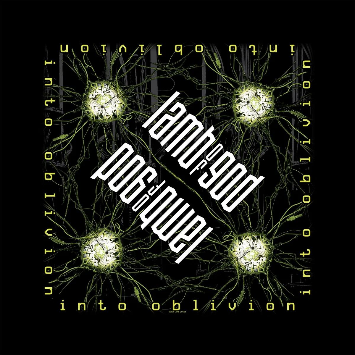 Lamb Of God - Bandana (Into Oblivion) (540mm x 520mm) - COMING SOON