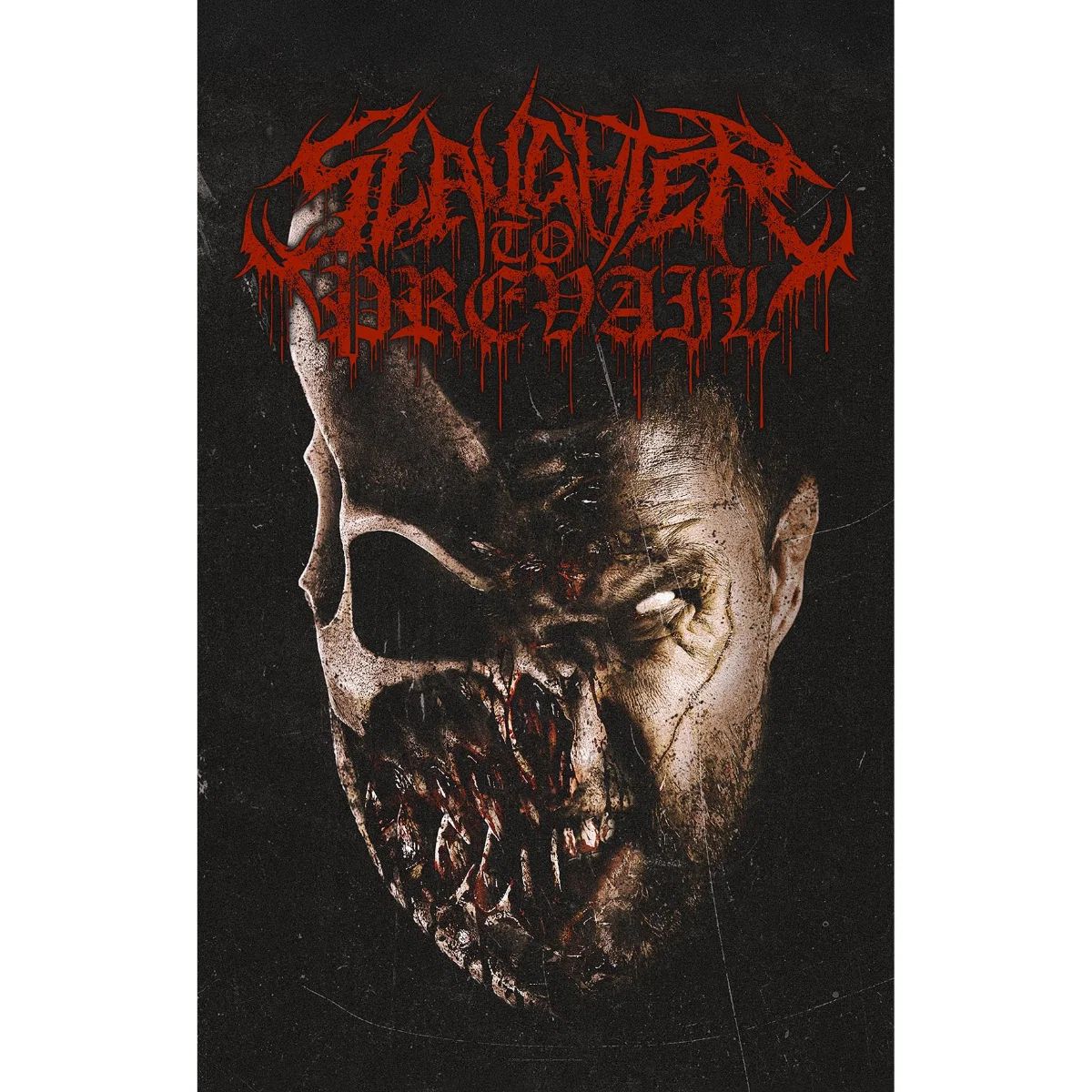 Slaughter To Prevail - Premium Textile Poster Flag (Grizzly & Logo) 104cm x 66cm - COMING SOON