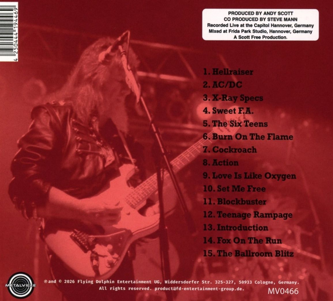 Sweet - Live At The Capitol: Hannover 1991 - CD - New