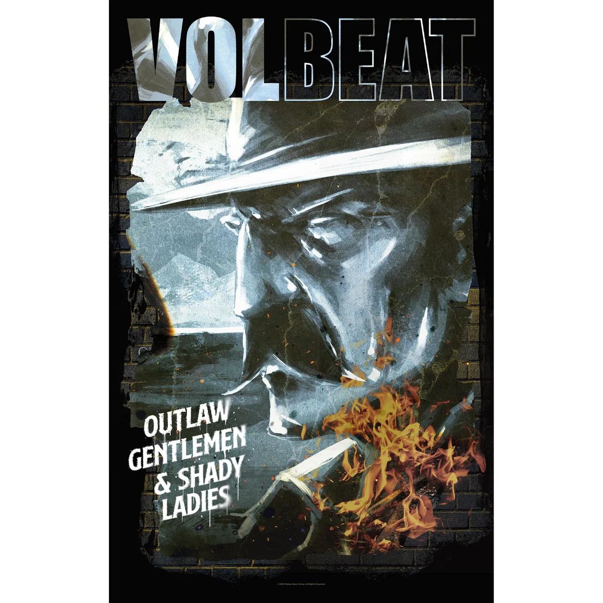 Volbeat - Premium Textile Poster Flag (Outlaw Gentlemen) 104cm x 66cm - COMING SOON