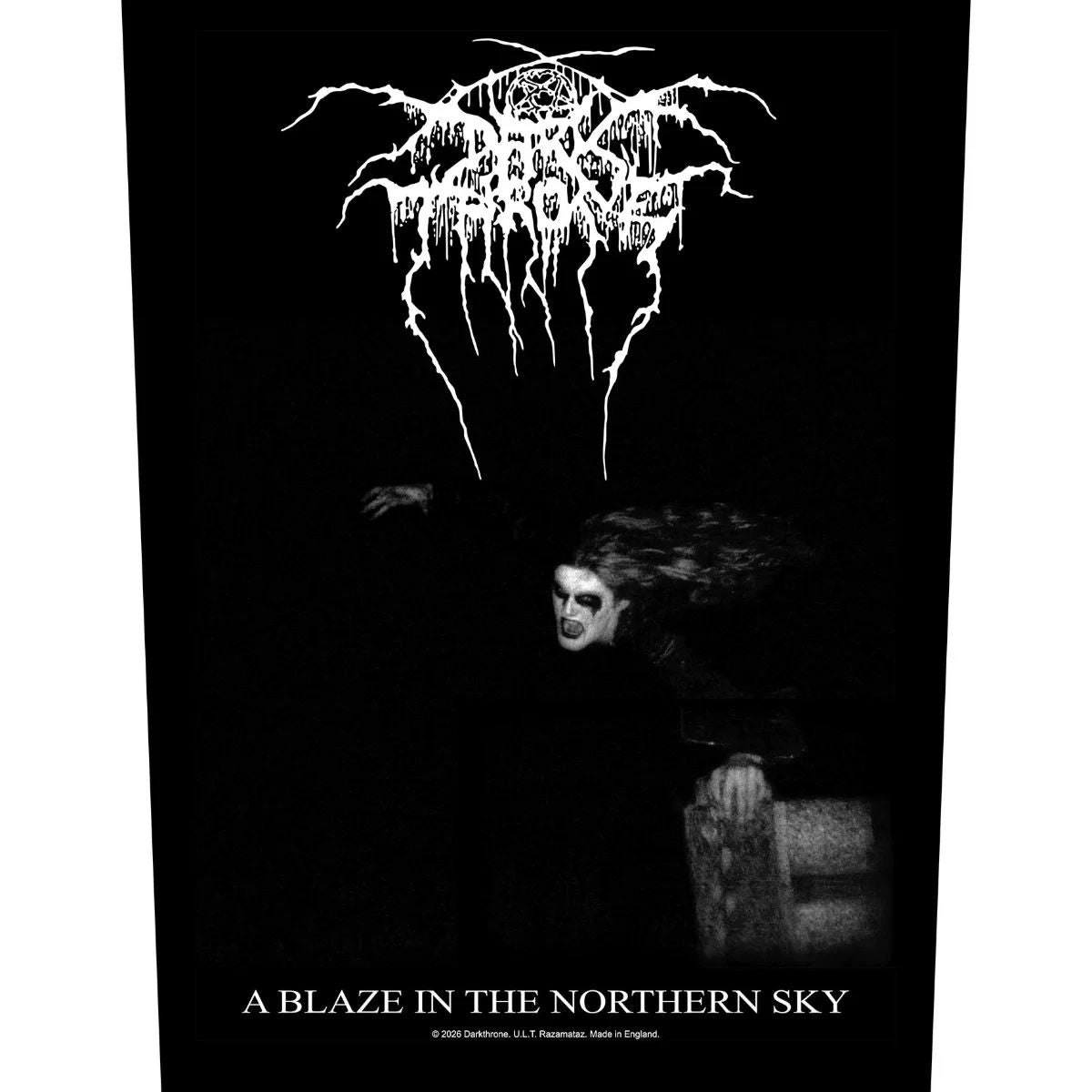 Darkthrone - A Blaze In The Northern Sky - Sew-On Back Patch (295mm x 265mm x 355mm) - COMING SOON