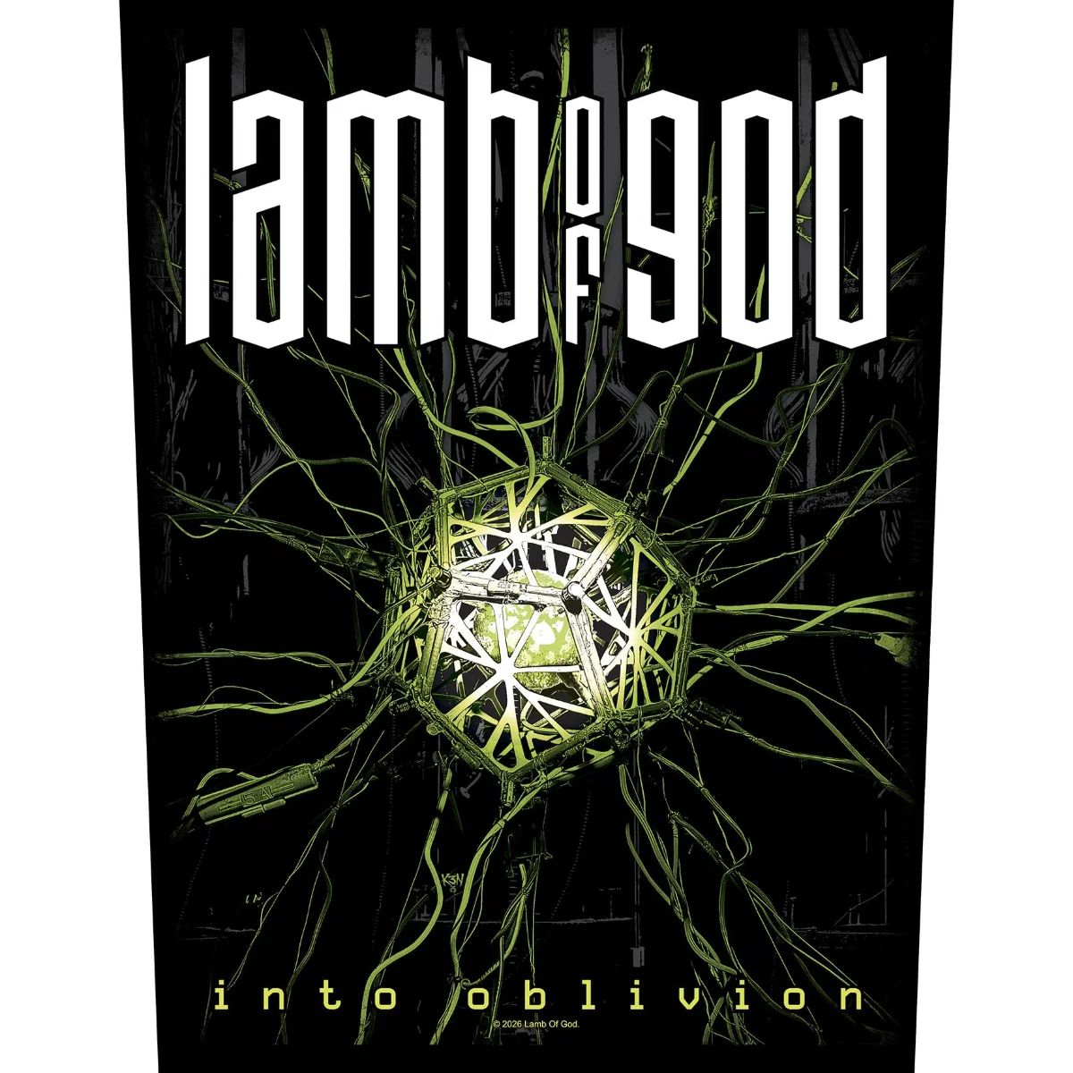Lamb Of God - Into Oblivion - Sew-On Back Patch (295mm x 265mm x 355mm) - COMING SOON