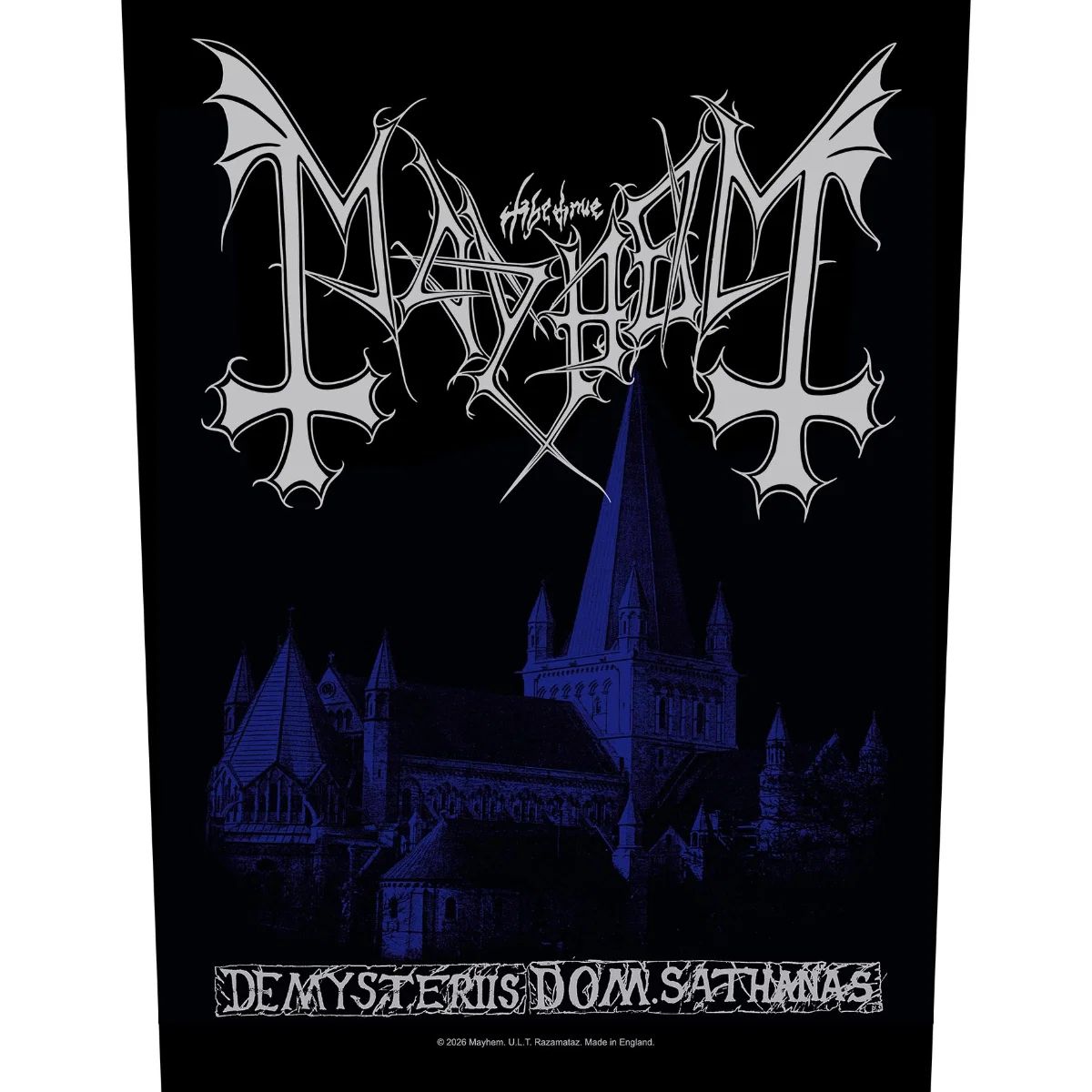 Mayhem - De Mysteriis Dom Santanas - Sew-On Back Patch (295mm x 265mm x 355mm) - COMING SOON