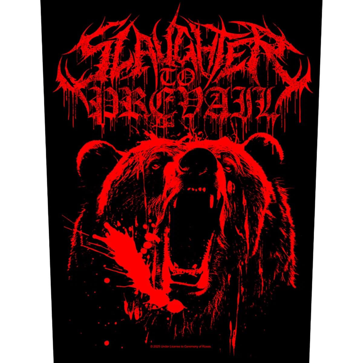 Slaughter To Prevail - Grizzly - Sew-On Back Patch (295mm x 265mm x 355mm) - COMING SOON
