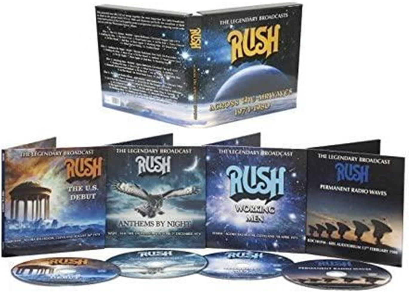 Rush - Across The Airwaves 1974-1980 (4CD - Radio Broadcasts) - CD - New