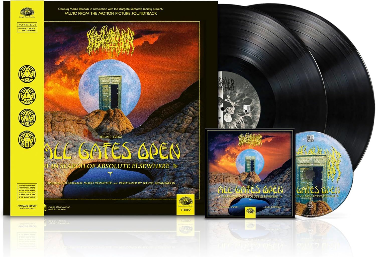 Blood Incantation - All Gates Open (2LP/Blu-Ray w. D-Side Etching) Vinyl - New