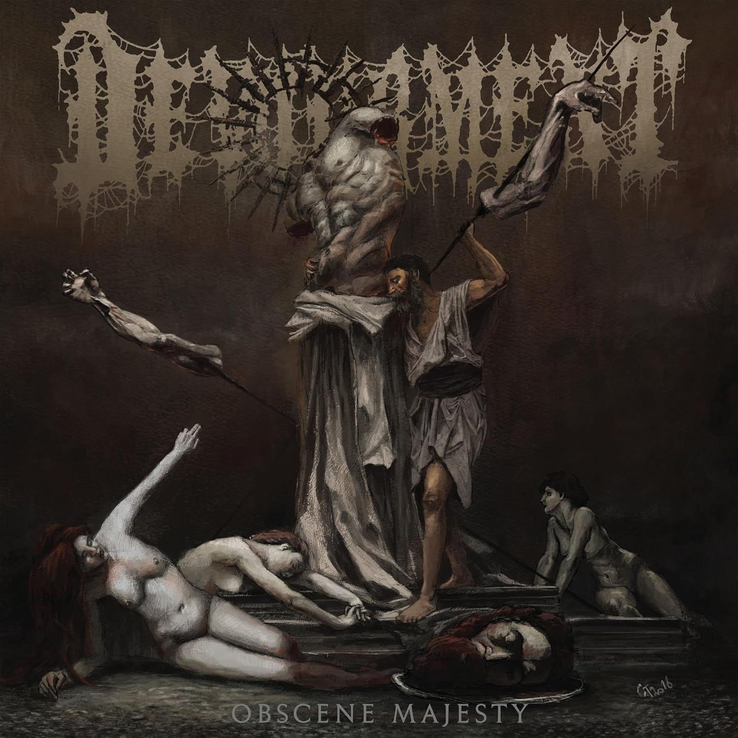 Devourment - Obscene Majesty (Tri-Colour Merge Splatter Vinyl) - Vinyl - New
