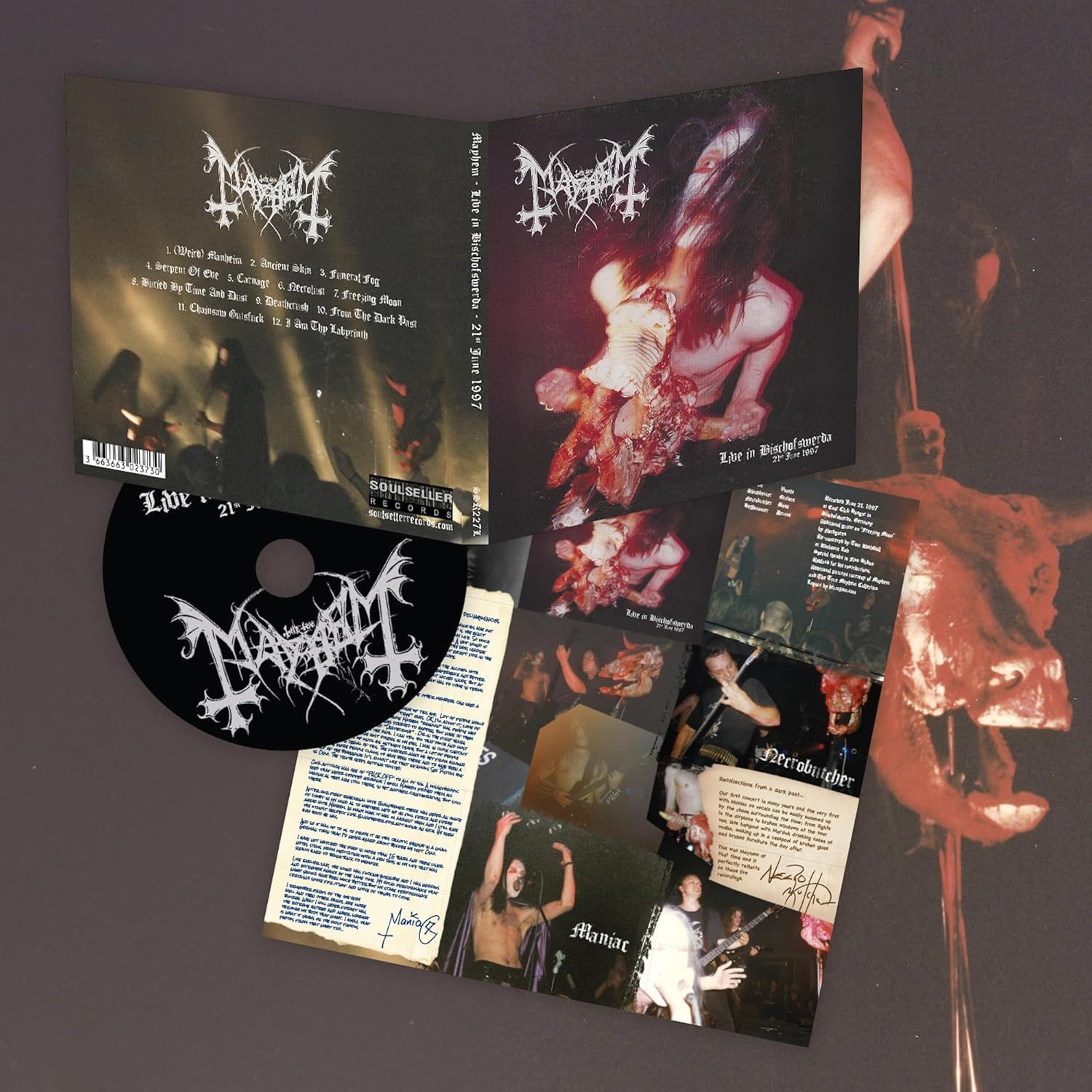 Mayhem - Live In Bischofswerda (digi.) - CD - New