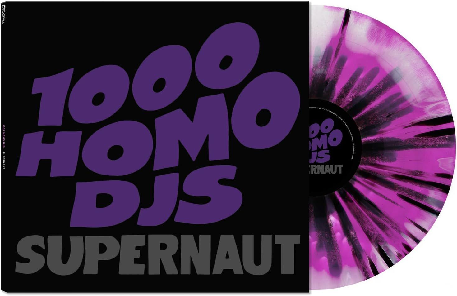 1000 Homo DJs - Supernaut (Ltd. Ed. 2026 12" EP Black/Magenta/White/Hazel Splatter vinyl reissue) - Vinyl - New