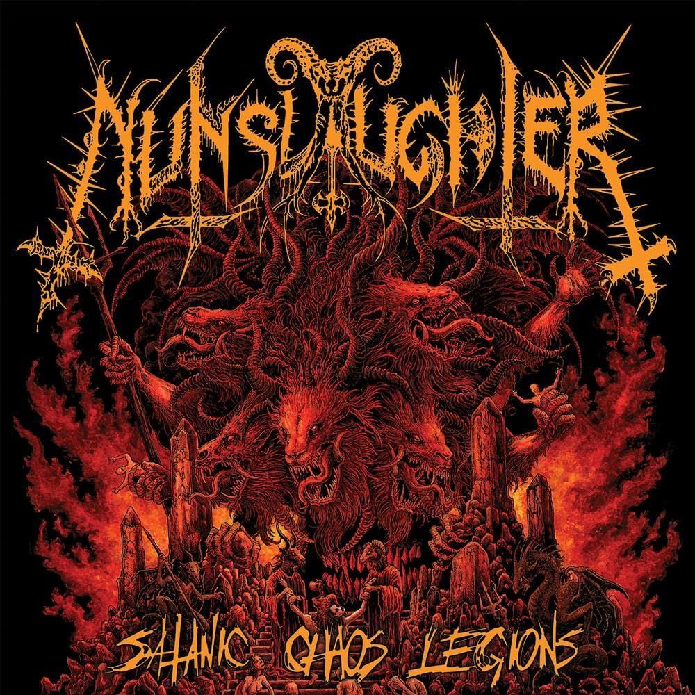 Nunslaughter - Satanic Chaos Legions (Orange vinyl) - Vinyl - New