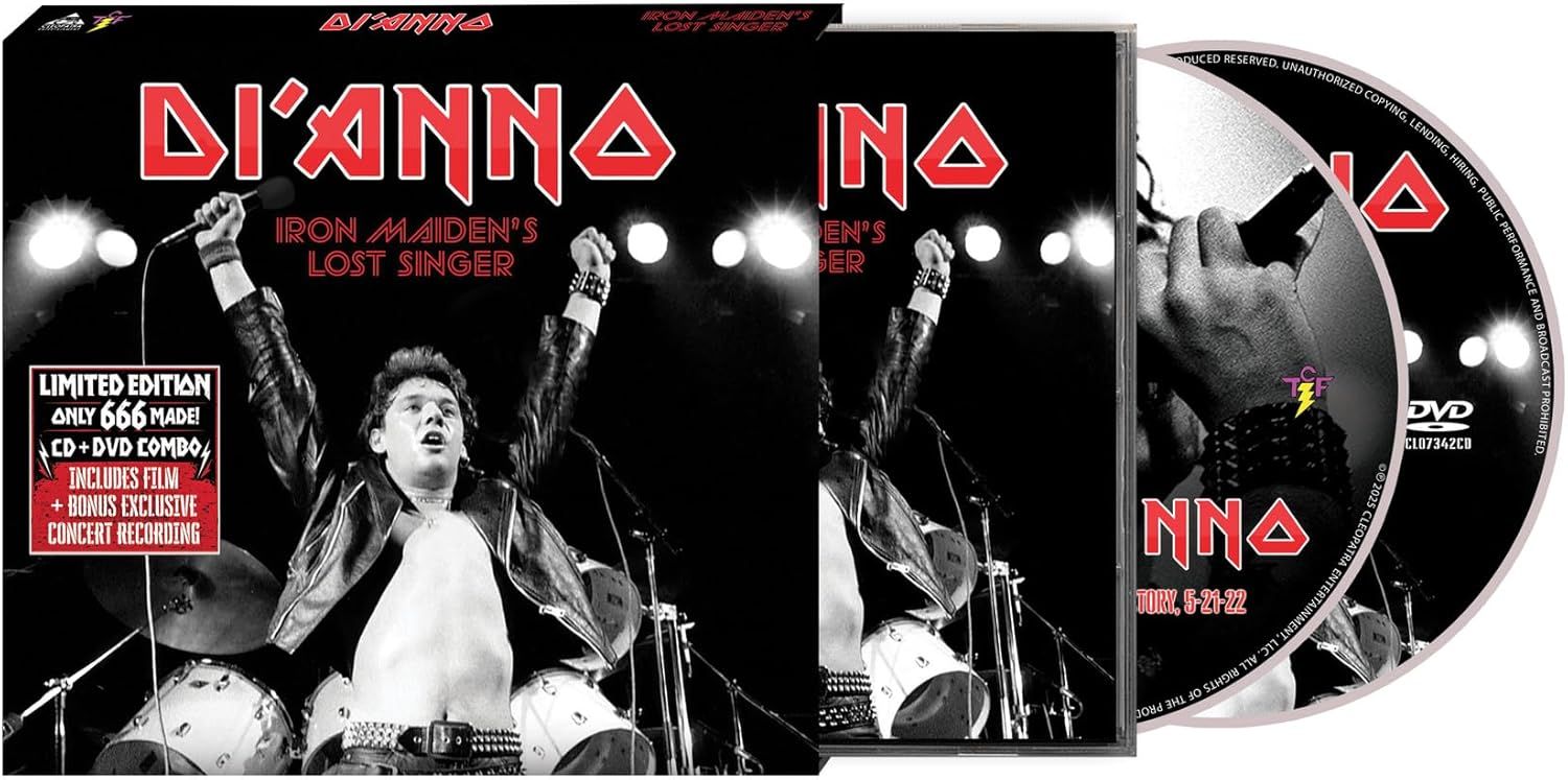 Di'anno - Iron Maiden's Lost Singer (Ltd. Ed. CD/DVD - 666 copies) - CD - New