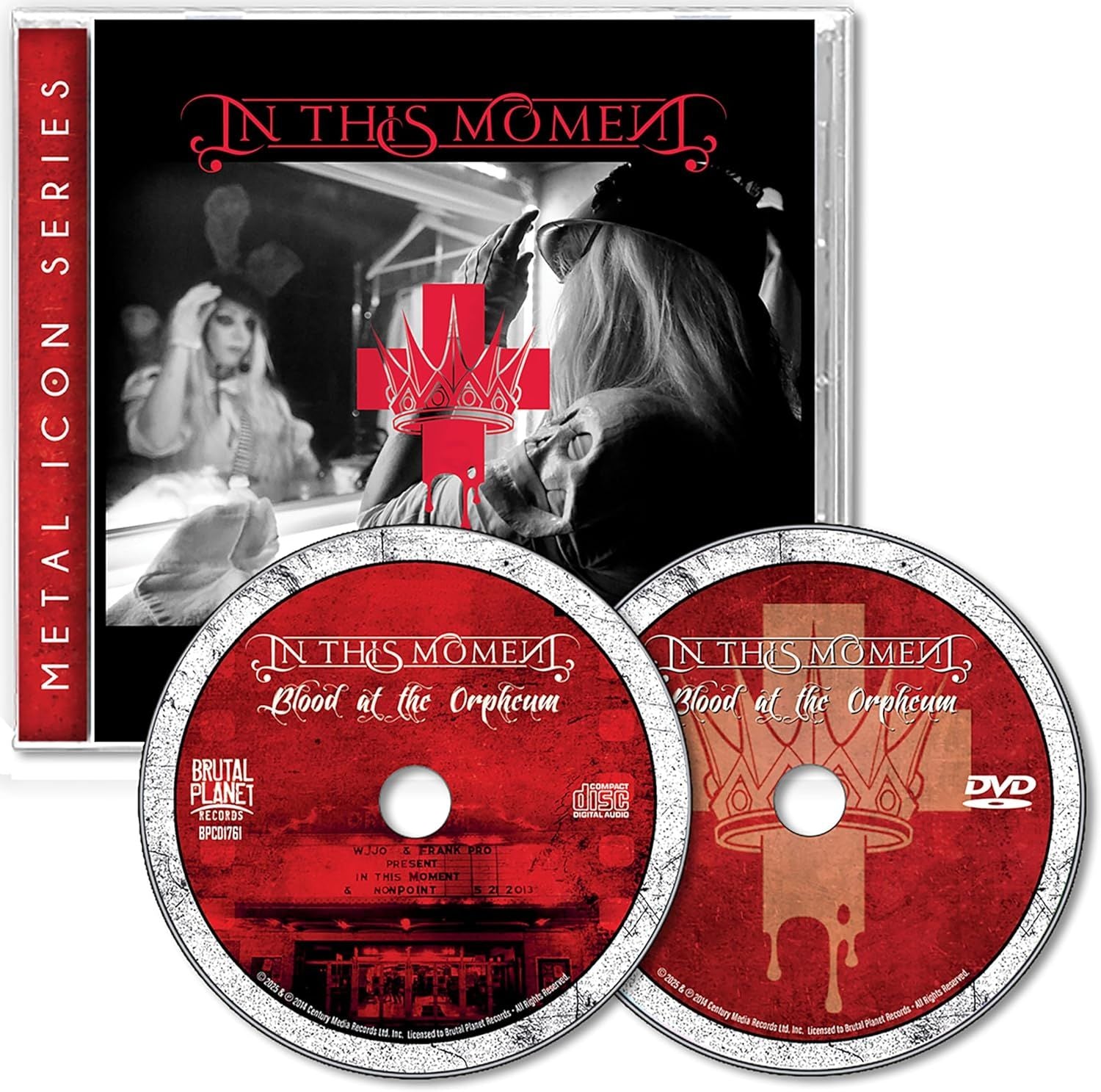 In This Moment - Blood At The Orpheum (2025 CD/DVD reissue) - CD - New