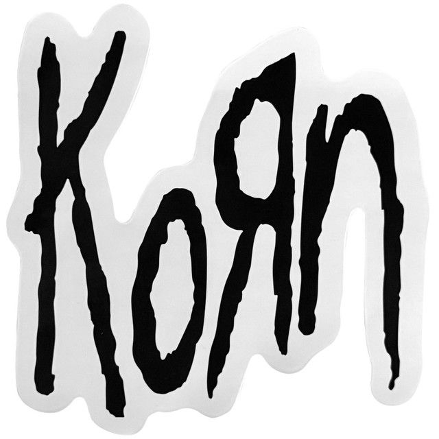Korn - Sticker () - Black Logo - COMING SOON