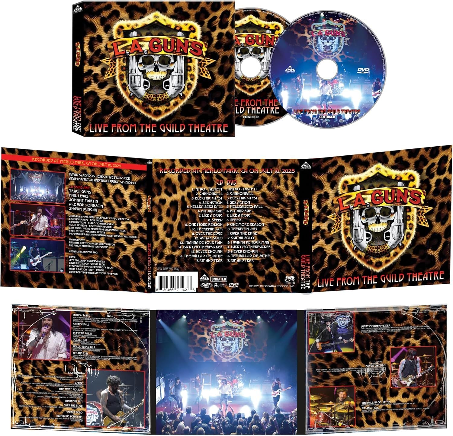 L.A. Guns - Live From The Guild Theatre (CD/DVD) - CD - New