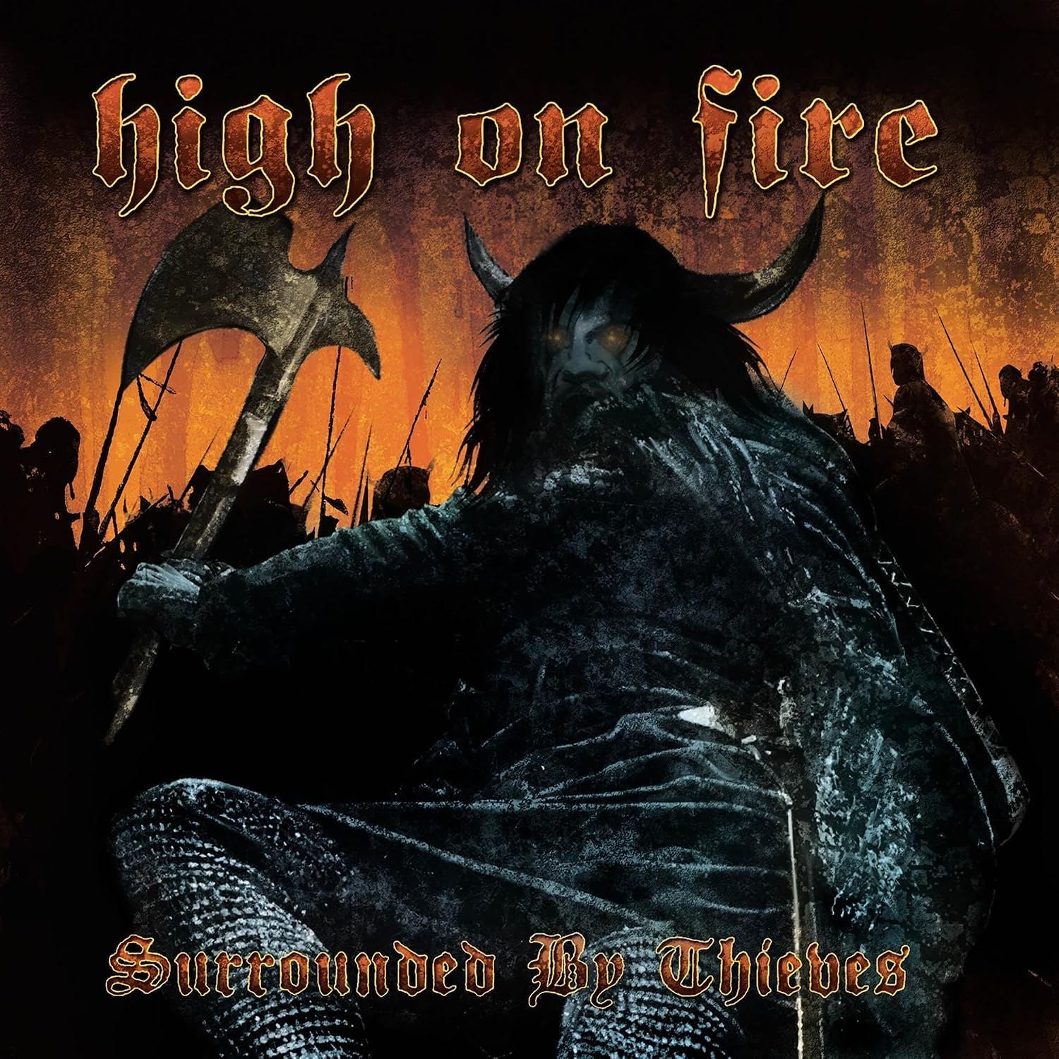 High On Fire - Surrounded By Thieves (Custom Galaxy Merge Vinyl) - Vinyl - New
