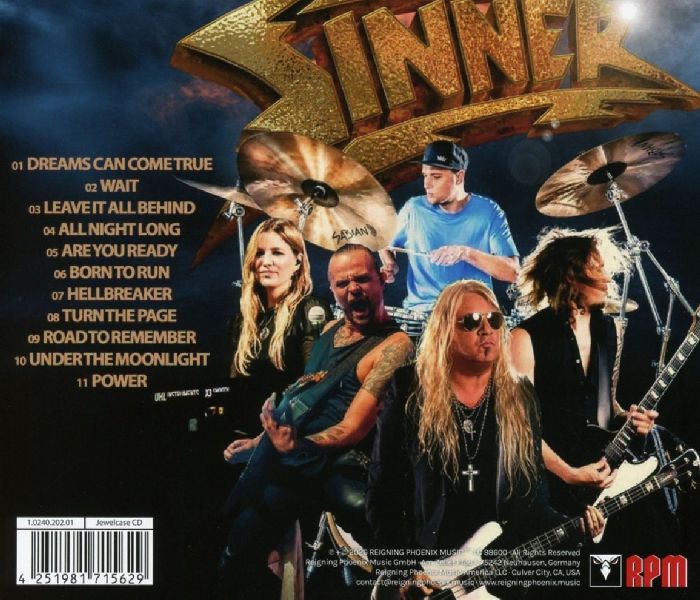 Sinner - Boom Bang Goodbye - CD - New