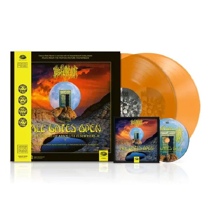 Blood Incantation - All Gates Open (Ltd. Ed. Transparent Orange Coloured 2LP/Blu-Ray w. D-Side Etching) Vinyl - New