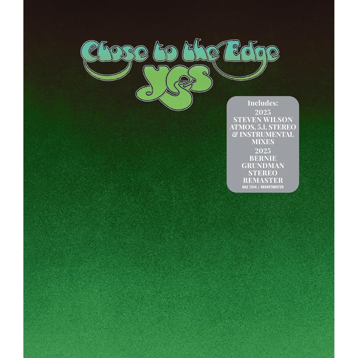Yes - Close To The Edge (High Fidelity Blu-Ray Audio) (RA/B/C) - Blu-Ray - Music