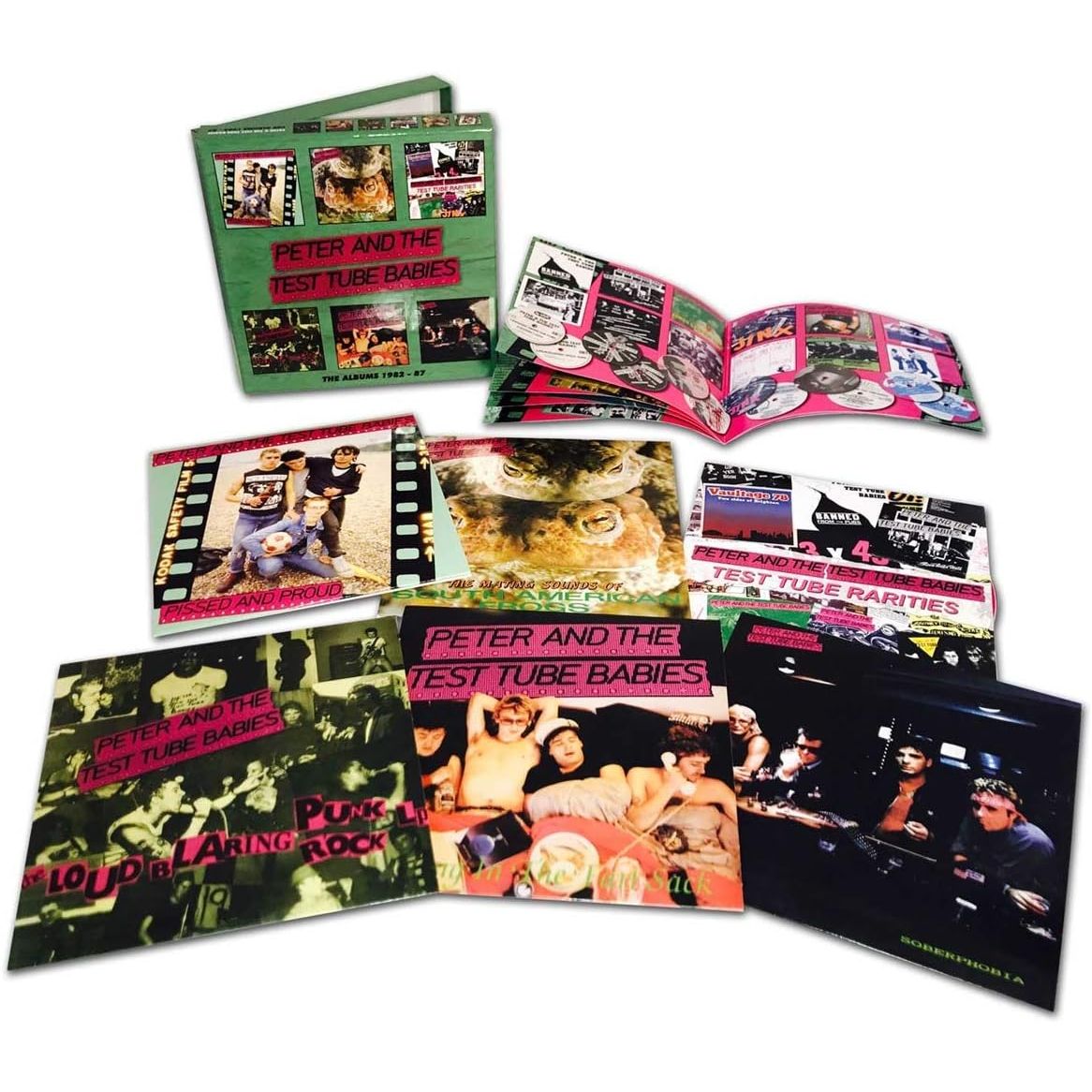 Peter And The Test Tube Babies - Albums, The: 1982-1987 (6CD Box Set) - CD - New
