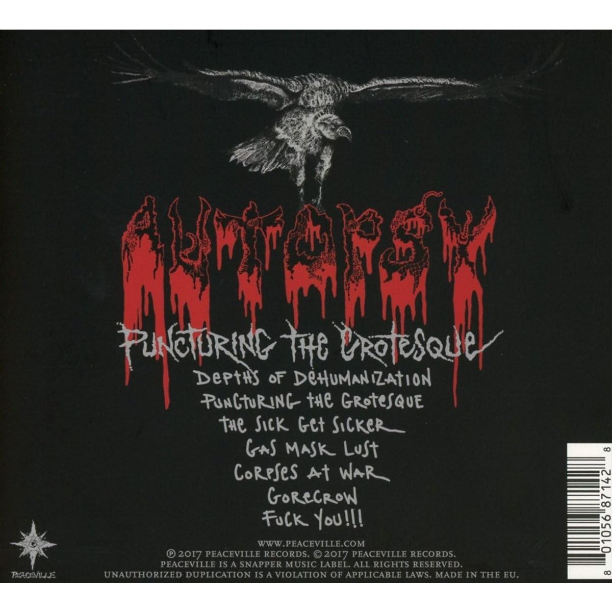 Autopsy - Puncturing The Grotesque (Digipak) - CD - New