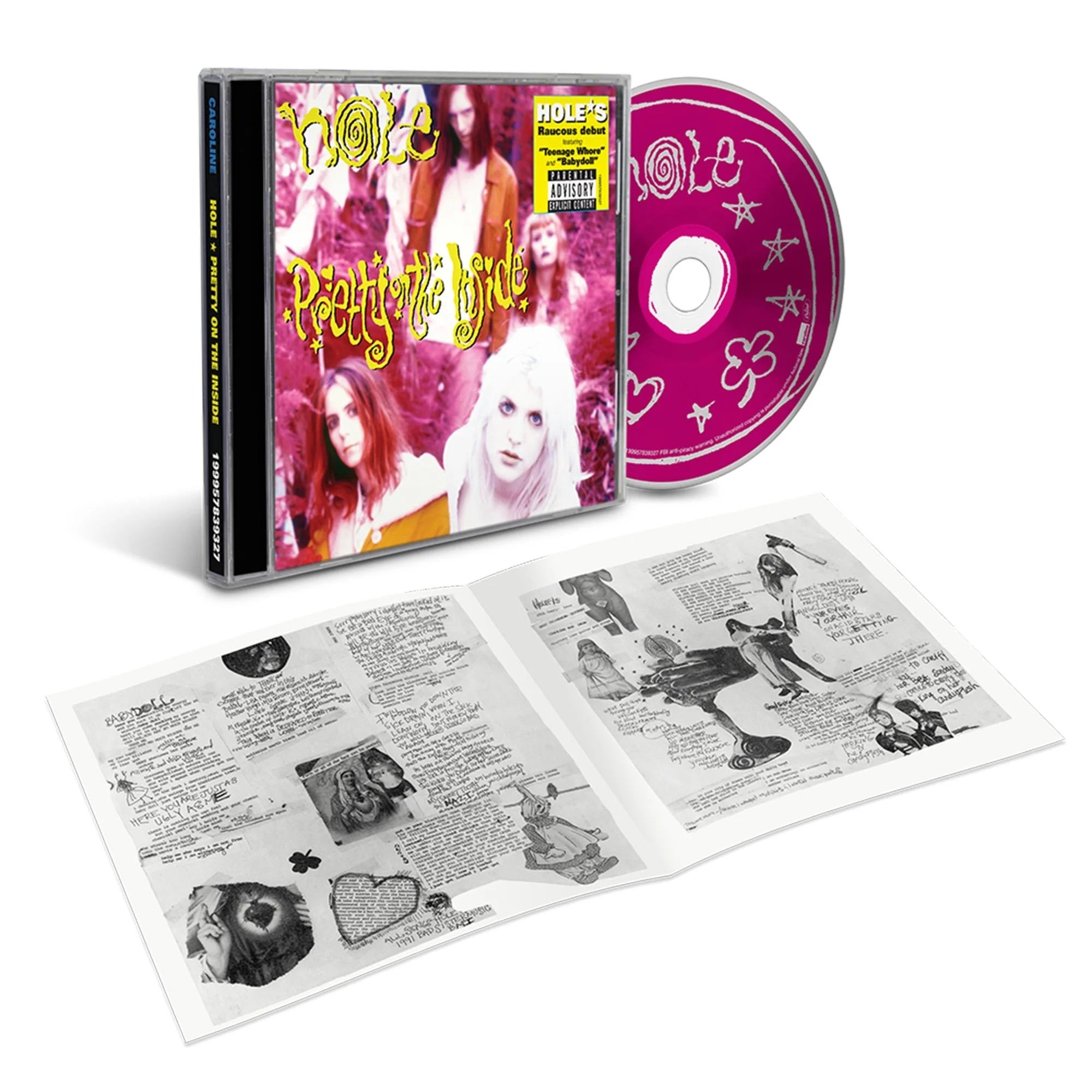 Hole - Pretty On The Inside (35th Anniversary Ed. reissue) - CD - New - PRE-ORDER