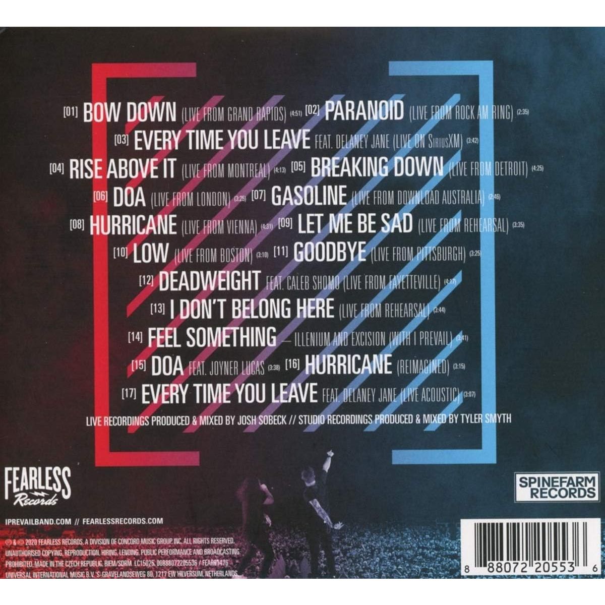 I Prevail - Post Traumatic (Digipak) - CD - New