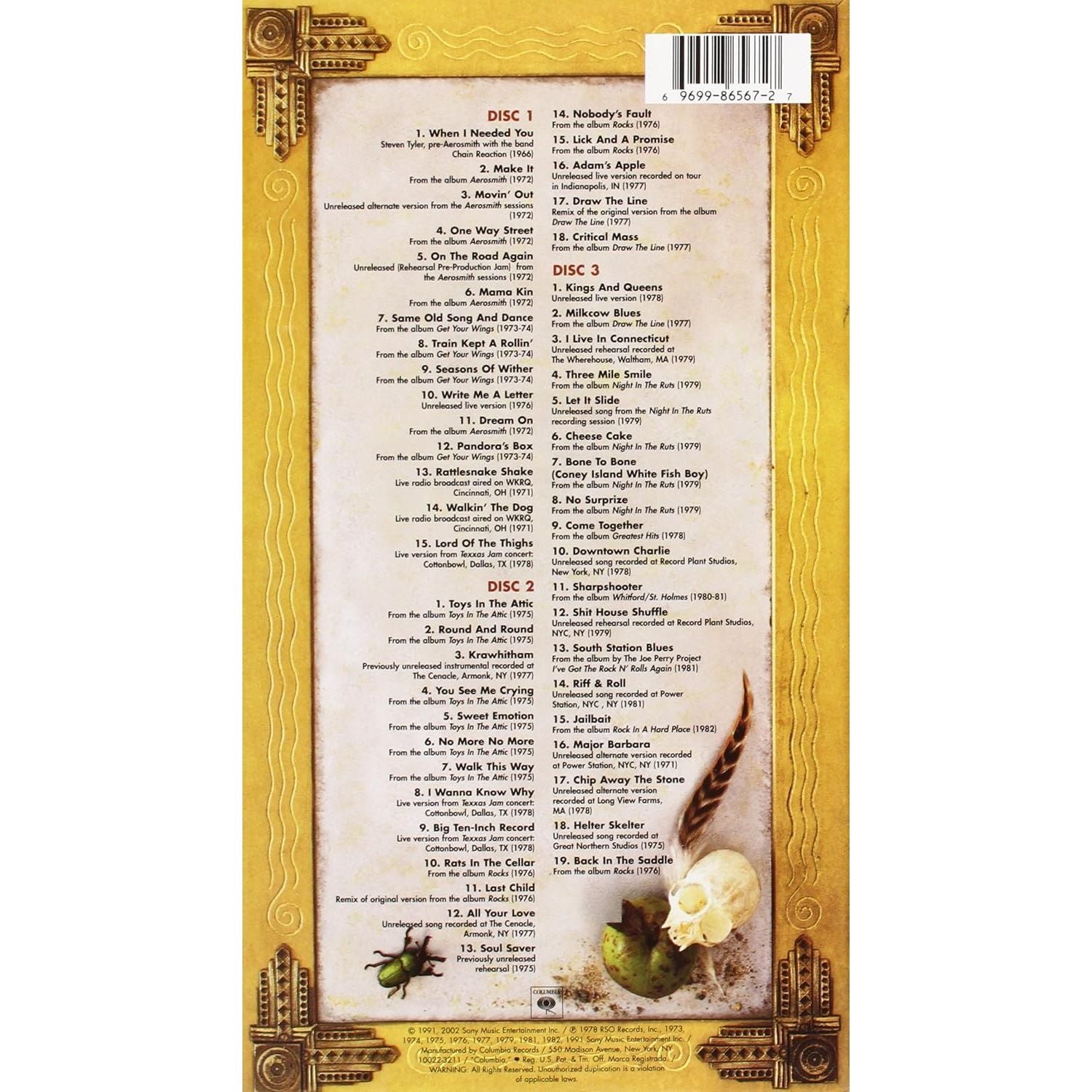 Aerosmith - Pandora's Box (Deluxe Ed. 3CD Box Set) - CD - New