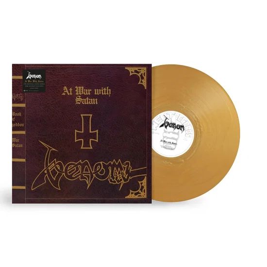 Venom - At War With Satan (2026 Gold vinyl gatefold reissue) - Vinyl - New