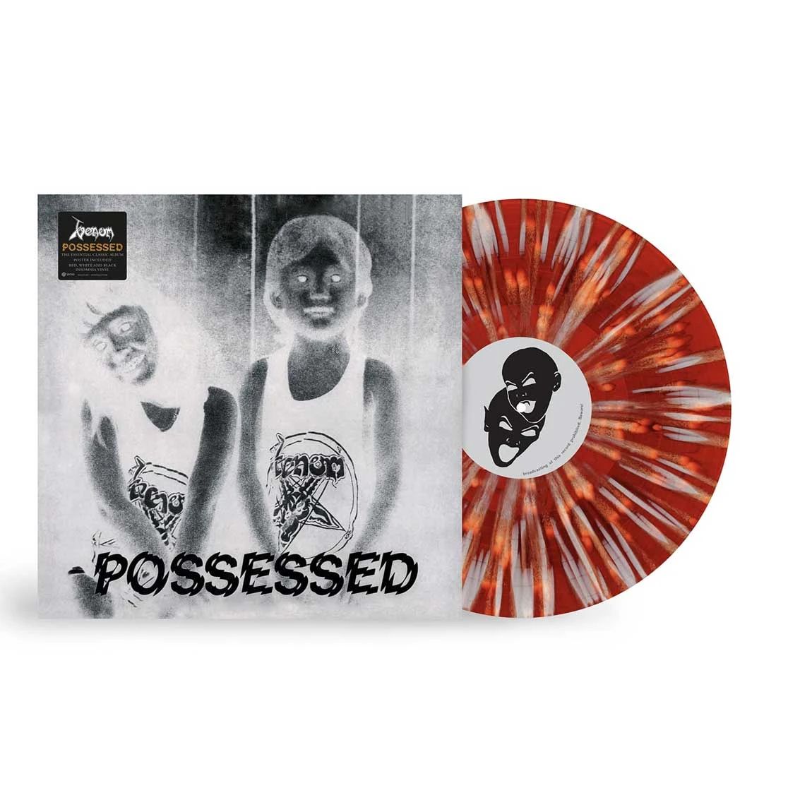Venom - Possessed (2026 Red, White & Black Insomnia vinyl reissue) - Vinyl - New
