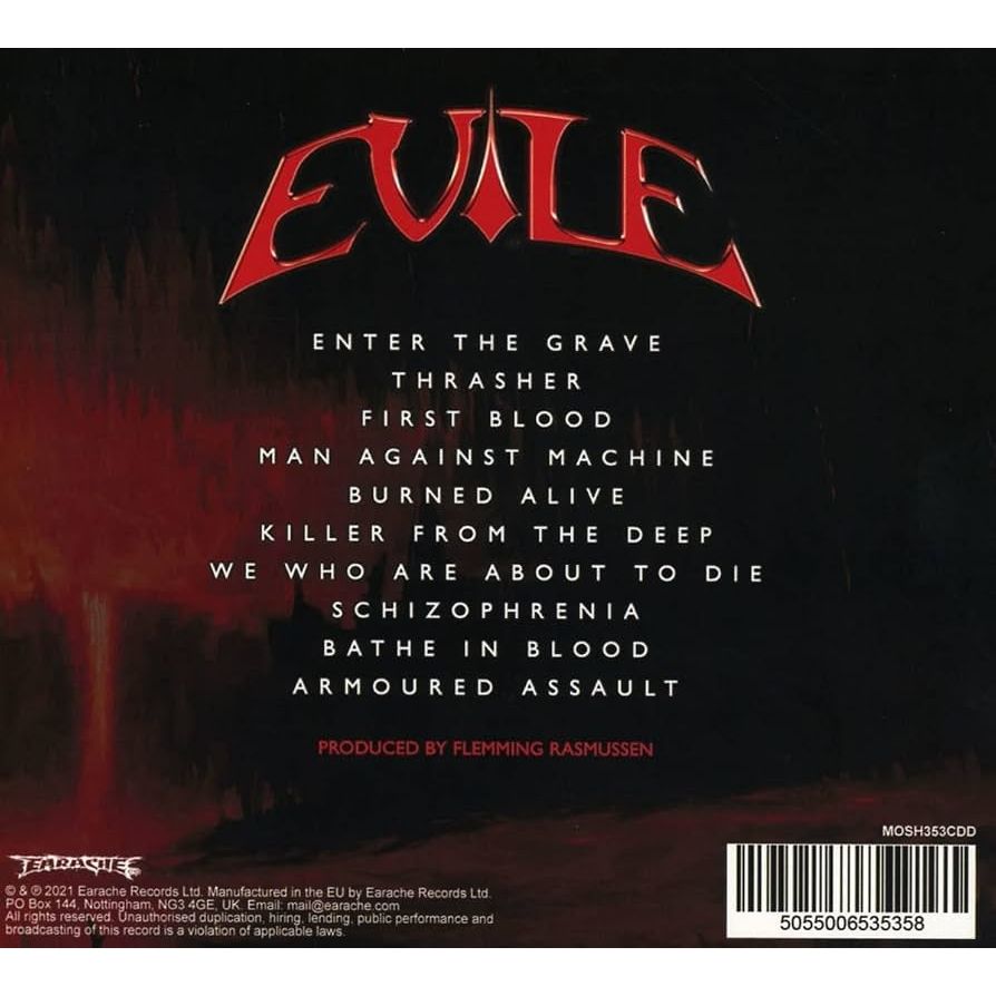 Evile - Enter The Grave (Digipak) - CD - New