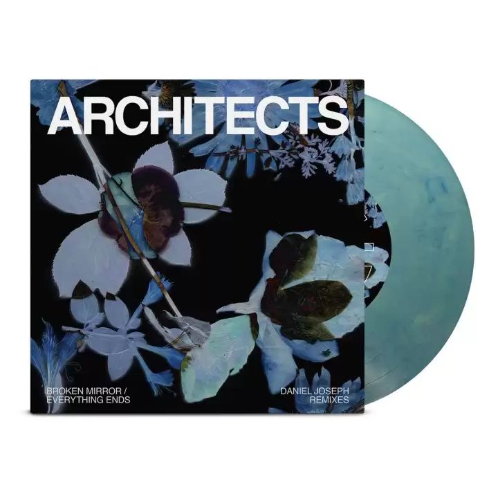 Architects - Broken Mirror/Everything Ends (Daniel Joseph Remixes Eco Blue 7" Vinyl) - Vinyl - New
