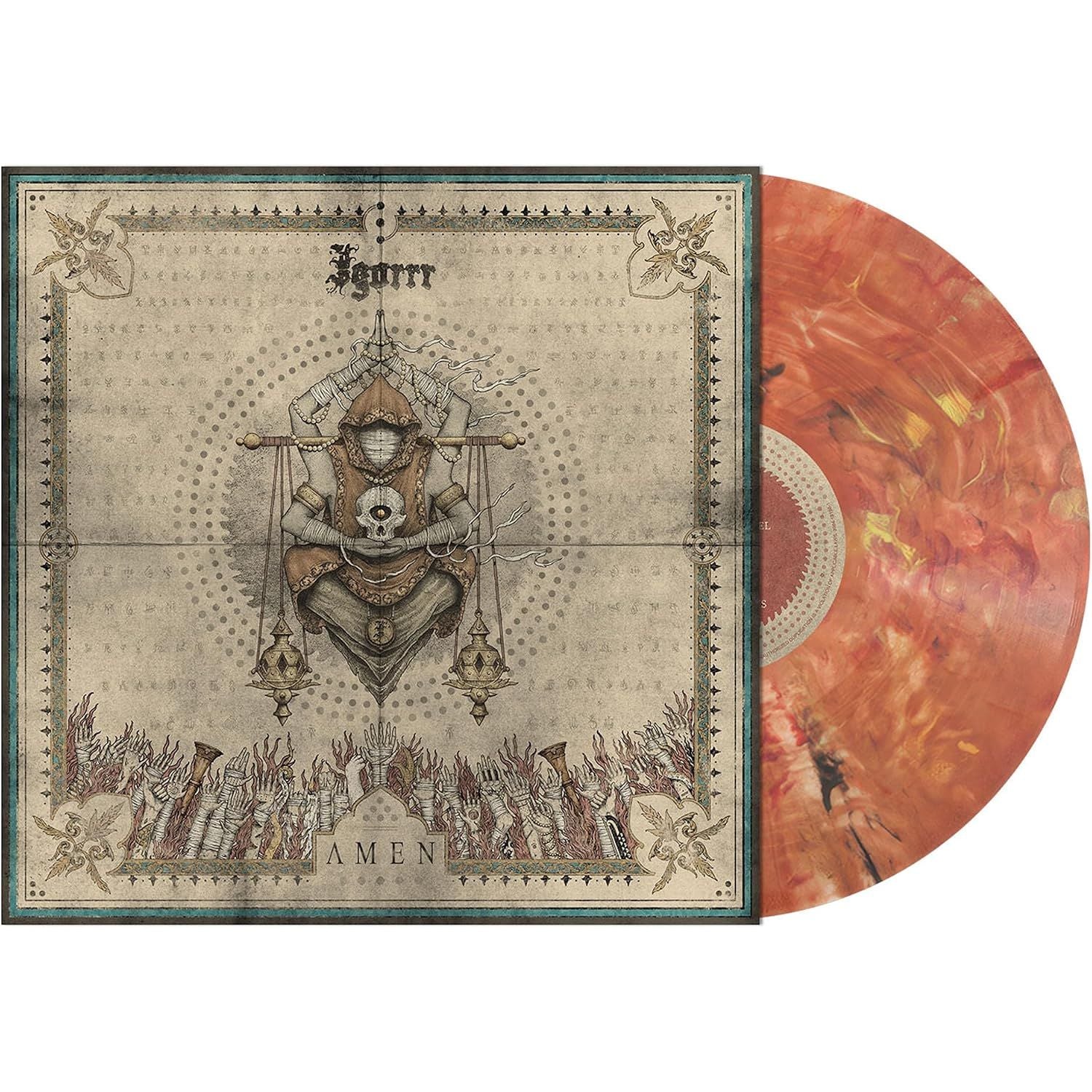Igorrr - Amen (2026 Reddish Orange, Black, Yellow Marble vinyl reissue) - Vinyl - New