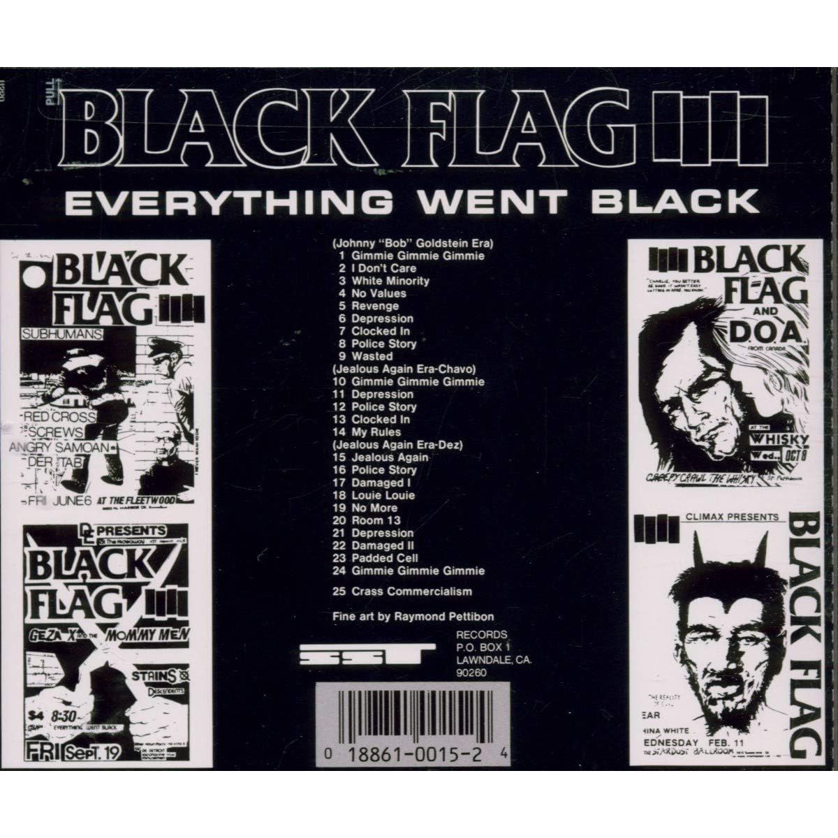 Black Flag - Everything Went Black - CD - New