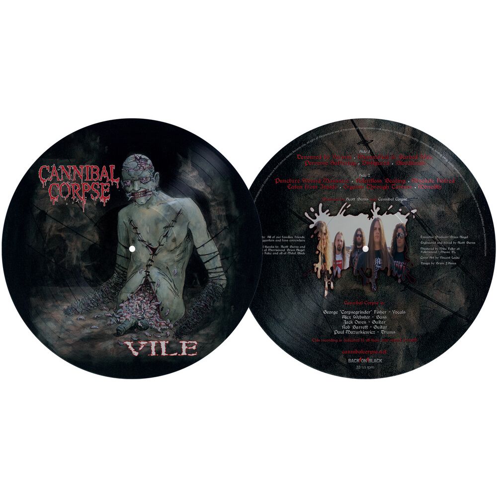 Cannibal Corpse - Vile (2026 Picture Disc Reissue) - Vinyl - New