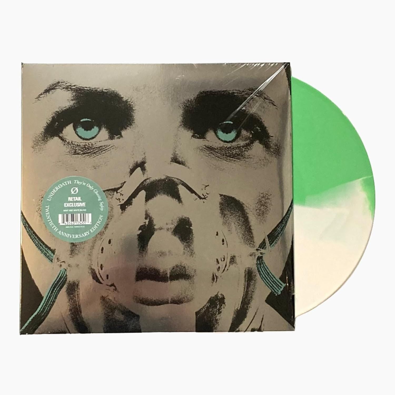 Underoath - They're Only Chasing Safety (20th Anniversary Ed. Mint & White Blend vinyl reissue) - Vinyl - New