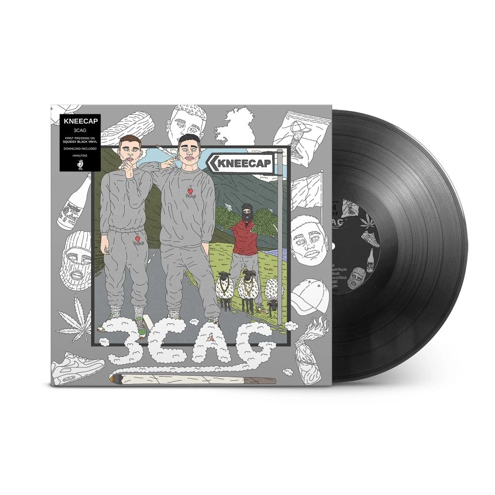 Kneecap - 3CAG (Squidgy Black Vinyl) - Vinyl - New