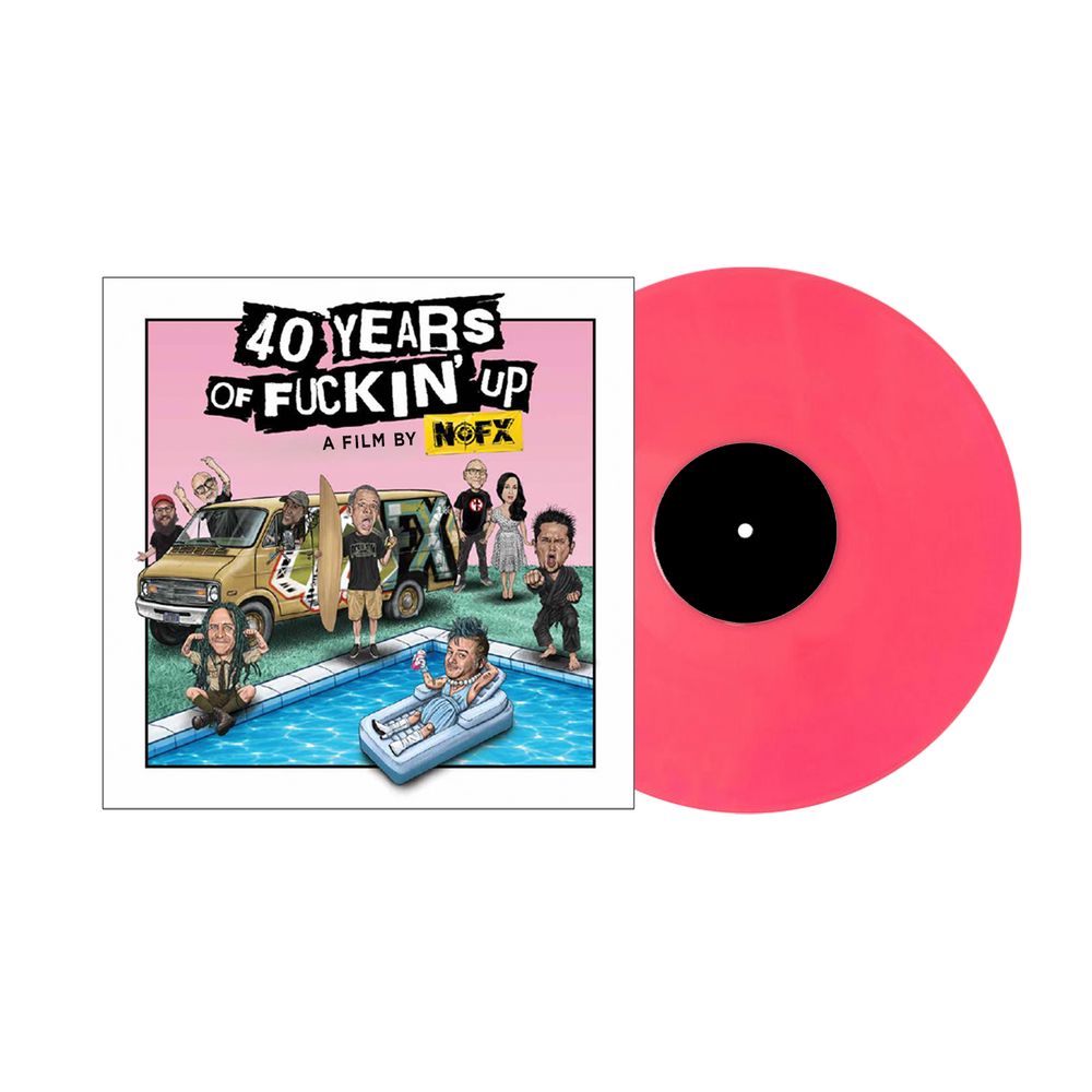 NOFX - 40 Years of Fuckin' Up: Soundtrack (Pink Vinyl) - Vinyl - New