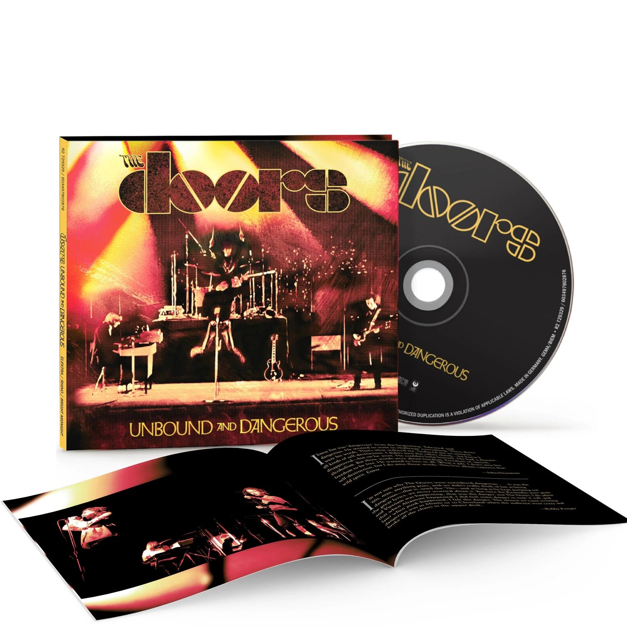 Doors - Unbound And Dangerous - CD - New - PRE-ORDER
