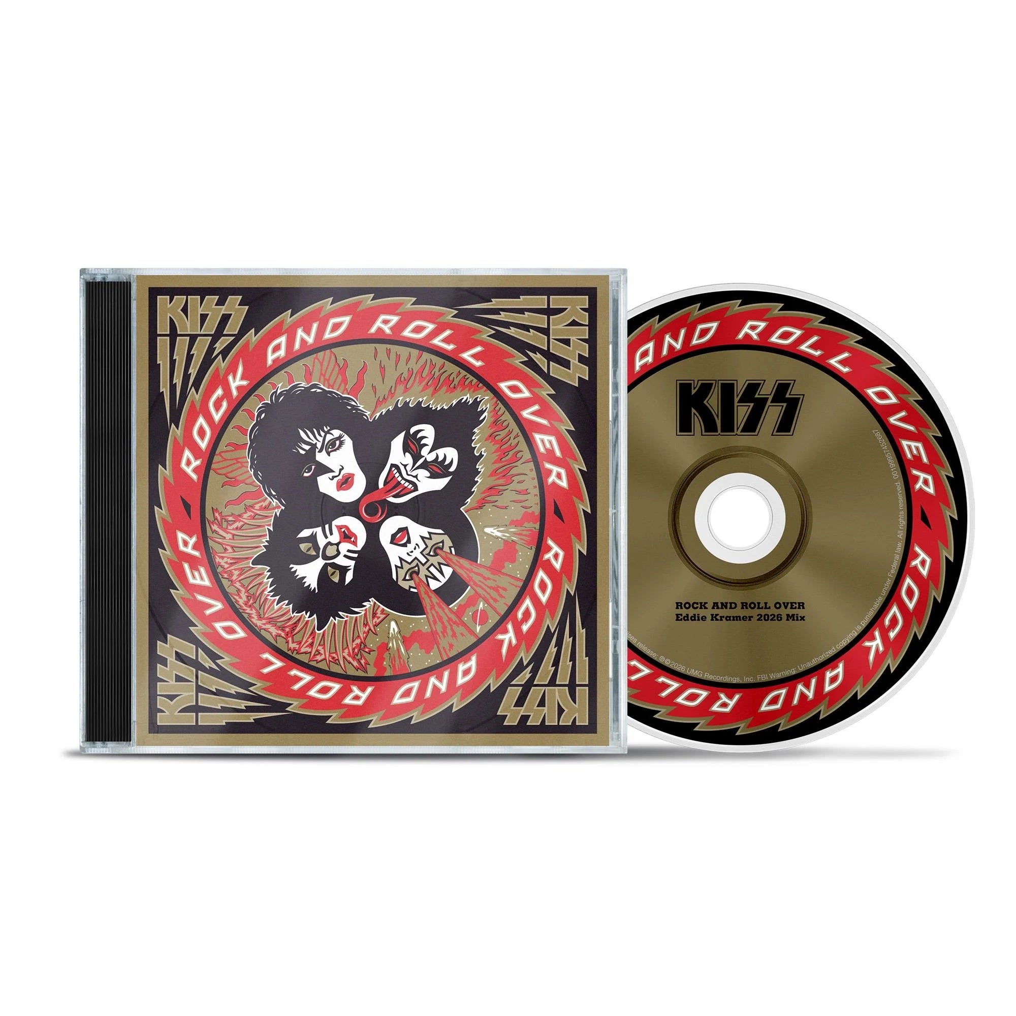 Kiss - Rock And Roll Over (50th Anniversary Ed.) - CD - New - PRE-ORDER