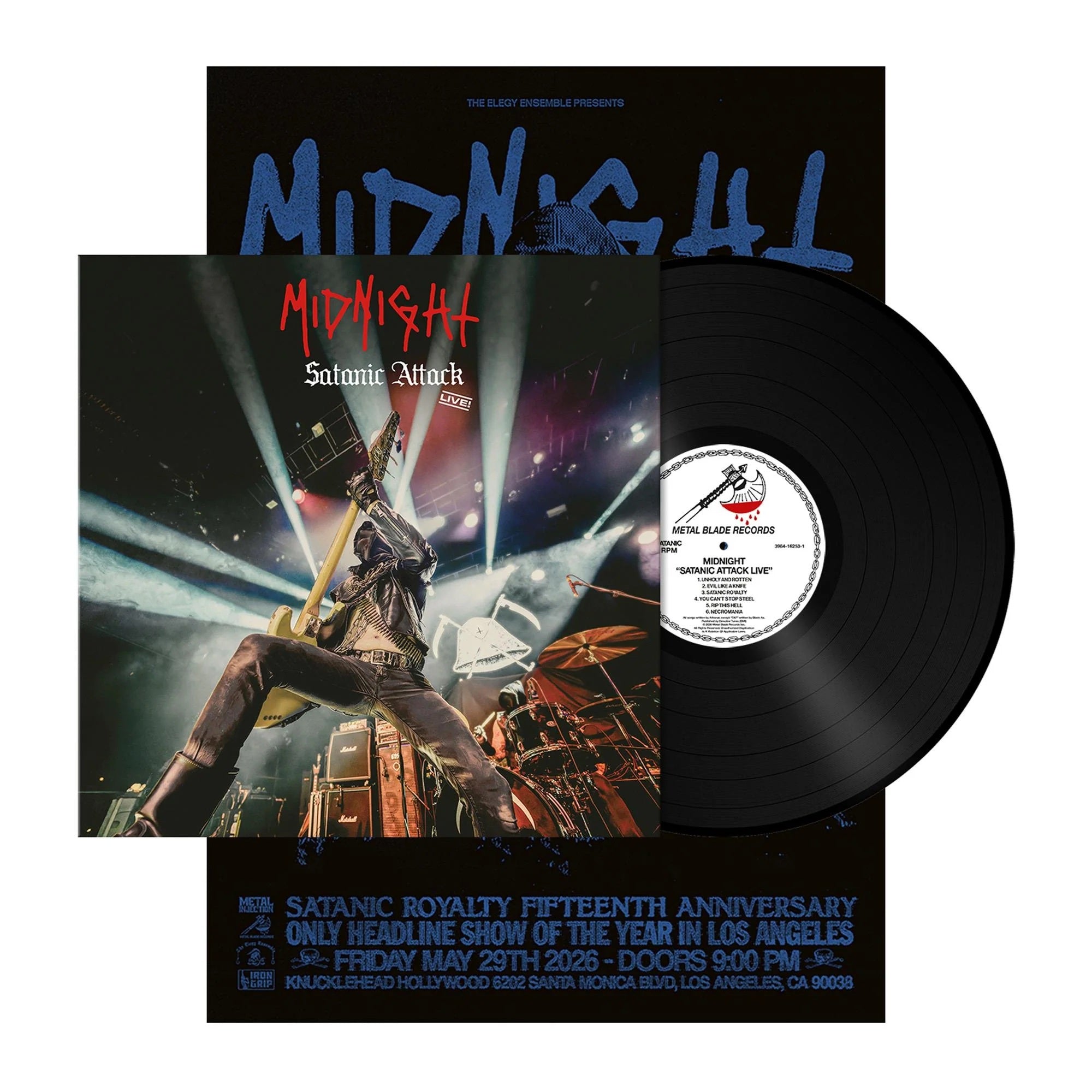 Midnight - Satanic Attack Live! - Vinyl - New - PRE-ORDER