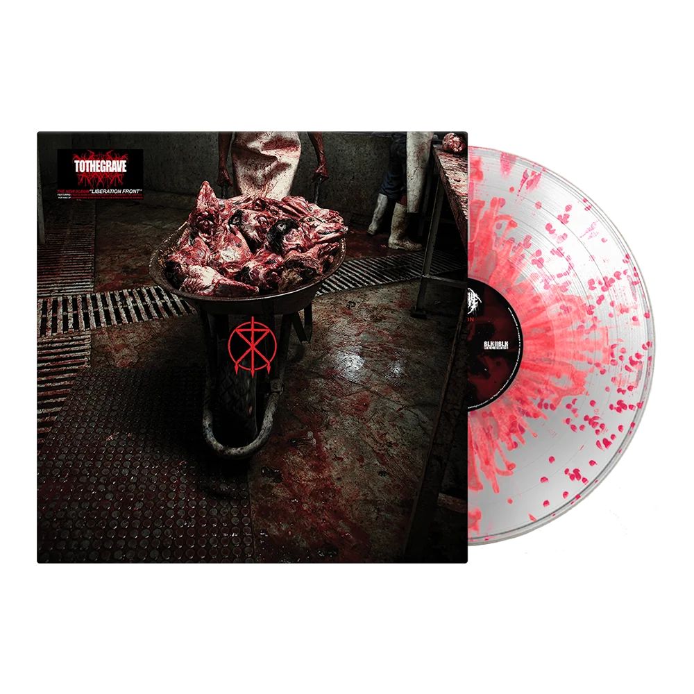 To The Grave - Liberation Front (Crystal Red Marble Vinyl) - Vinyl - New