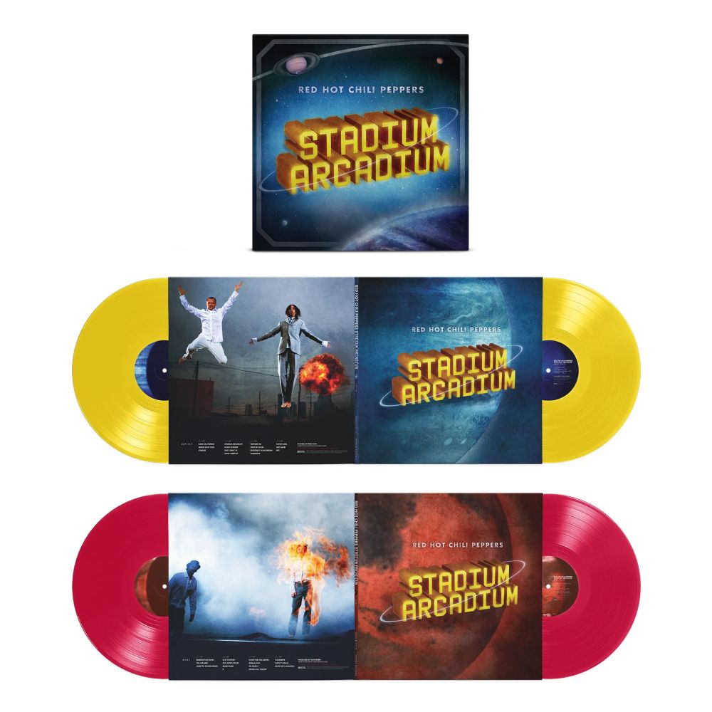 Red Hot Chili Peppers - Stadium Arcadium (20th Ann. Ltd. Ed. Canary Yellow & Apple Red 4LP) - Vinyl - New