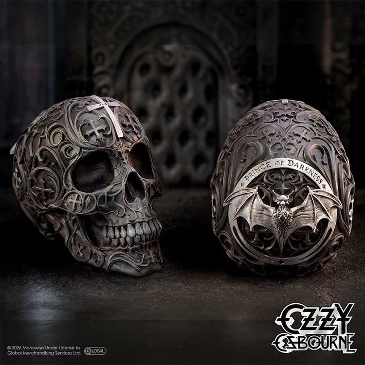 Osbourne, Ozzy - Skull Sculpture (275mm x 180mm x 160mm)