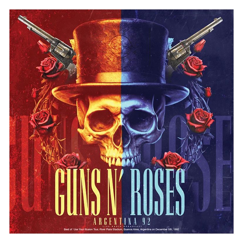 Guns N Roses - Argentina 92 (Ltd. Ed. Live Radio Broadcast Coloured 2LP) - Vinyl - New