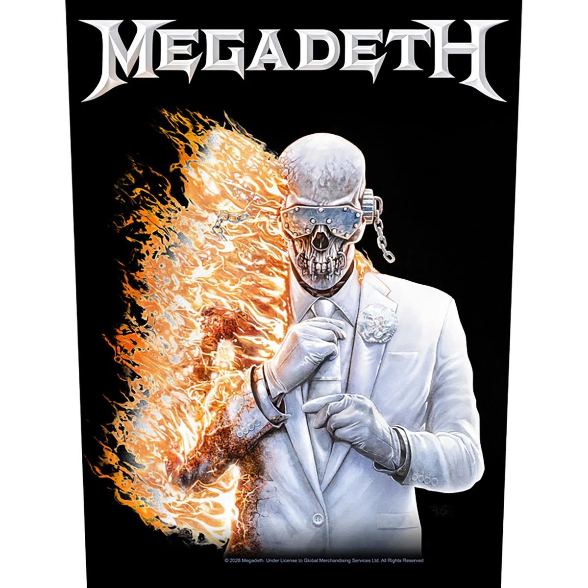 Megadeth - Megadeth 2026 - Sew-On Back Patch (295mm x 265mm x 355mm)