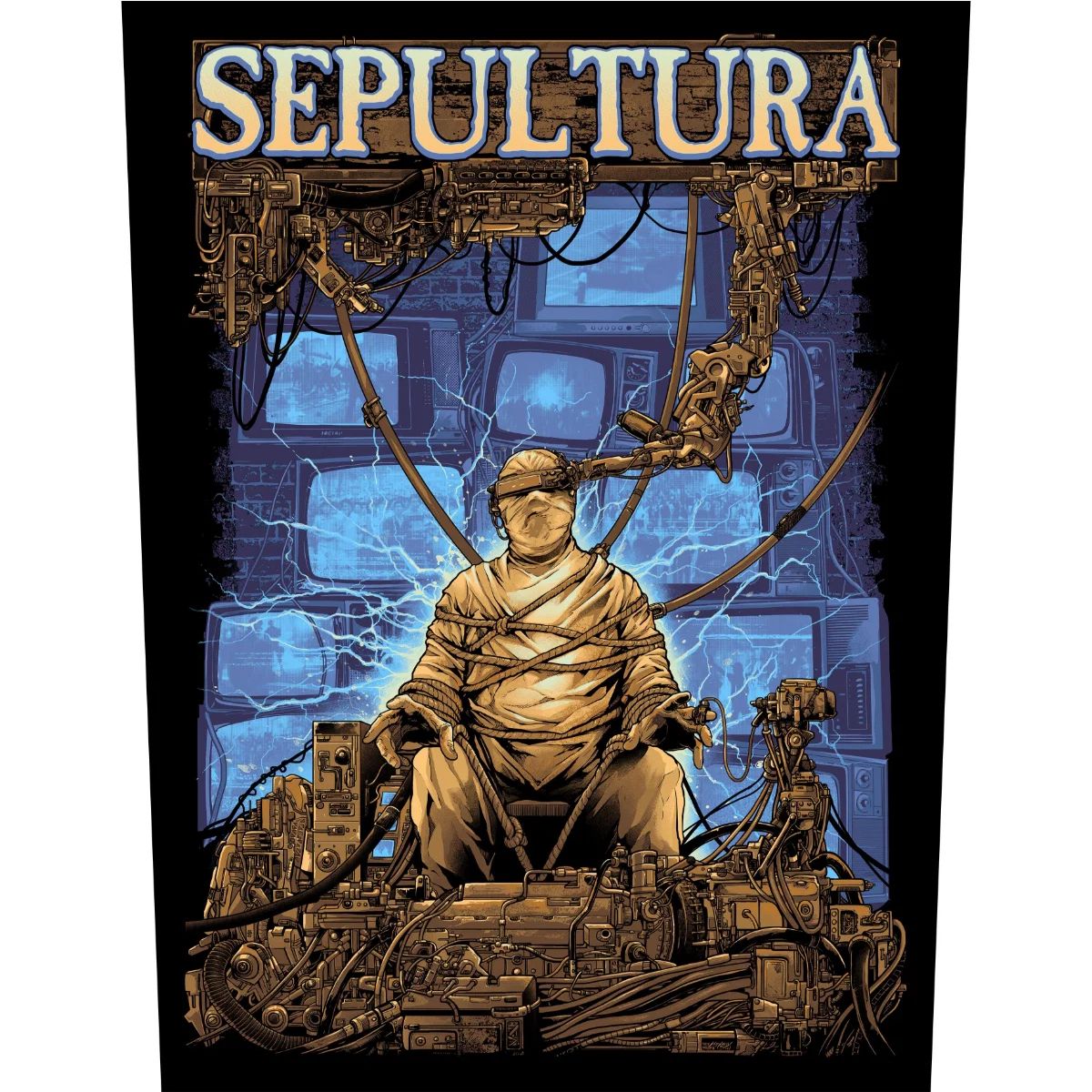Sepultura - Chaos A.D. - Sew-On Back Patch (295mm x 265mm x 355mm)