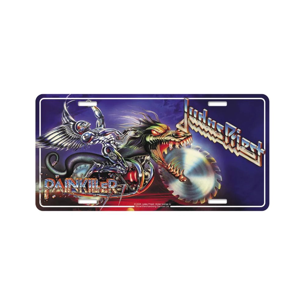Judas Priest - Number Plate (305mm x 150mm) - Painkiller - COMING SOON
