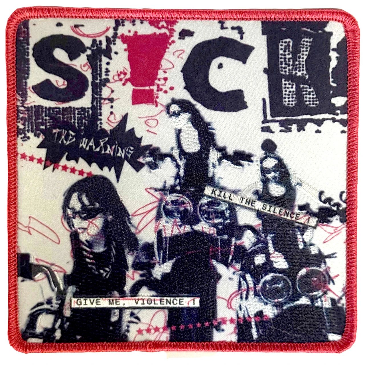 Warning (Mexico) - S!CK - () Sew-On Patch